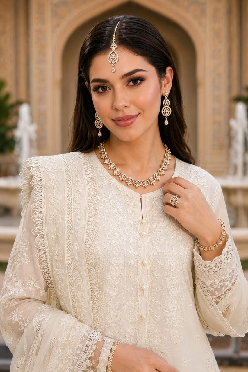 Celeste American Diamond Zircon Set