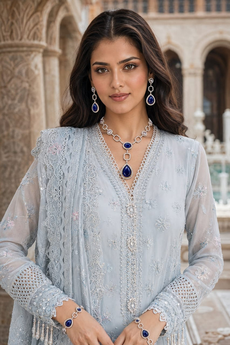 Sapphire Royale American Diamond Set