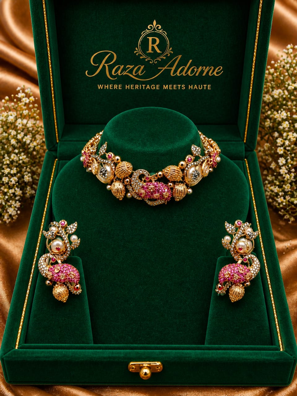 Ottoman Rose Turkish Choker Set