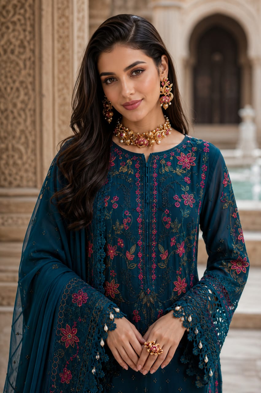 Ottoman Rose Turkish Choker Set