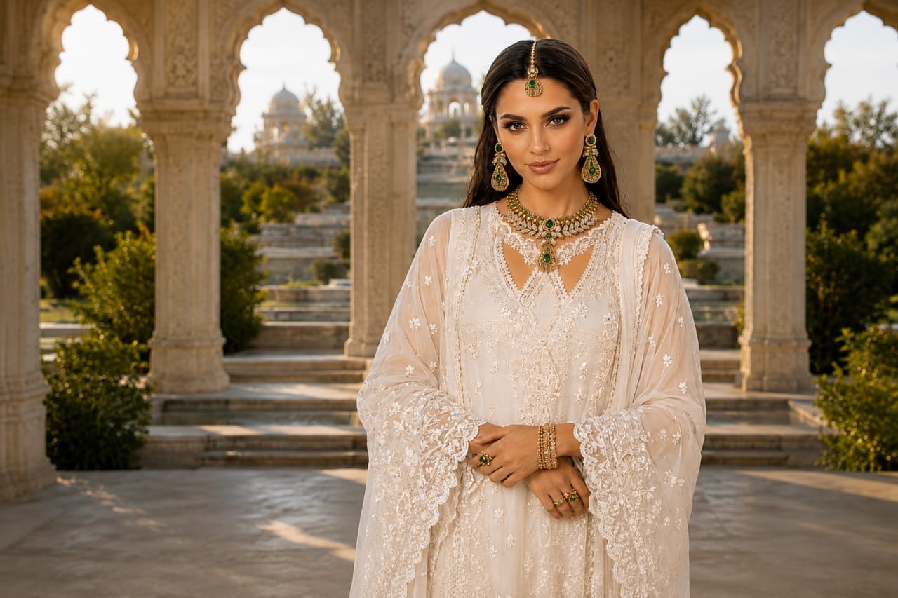 Luxury Chiffon 2025 by Qalamkar